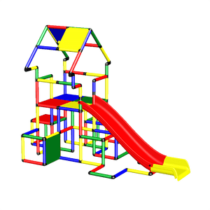 Adventure + Climbing Pyramid + Modular  Slide