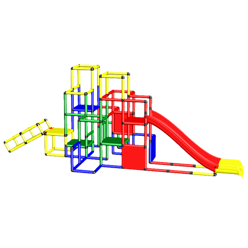 Huge Pyramid With Ramp + Modular  Slide