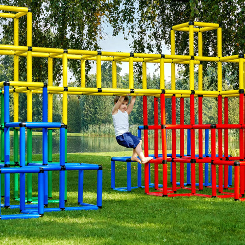 Ultra Climbing Pyramid Extreme With Floating Climbing  Tunnel