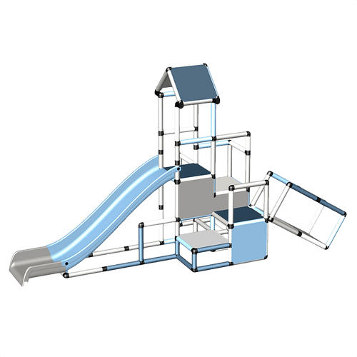 Climbing Pyramid + Upgrade Kit  + Modular Slide 家居色