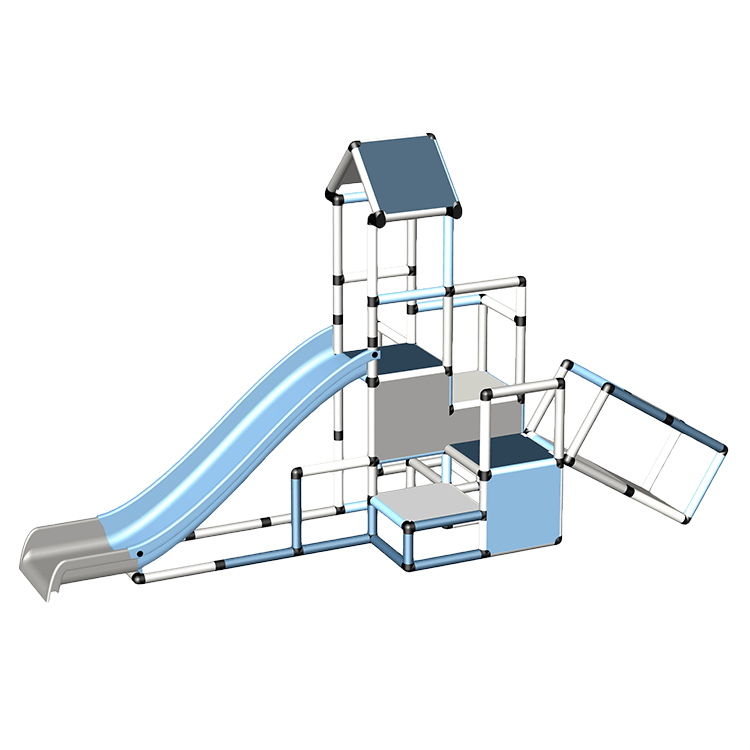 Climbing Pyramid + Upgrade Kit  + Modular Slide 家居色