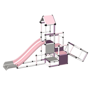 Climbing Pyramid + Upgrade Kit  + Modular Slide 家居色