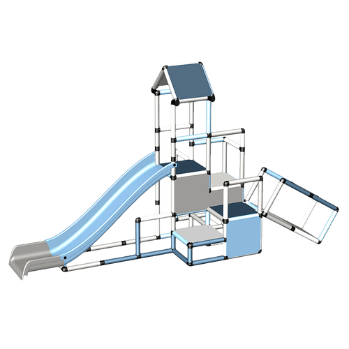 Adventure + Climbing Pyramid  + Modular Slide 家居色