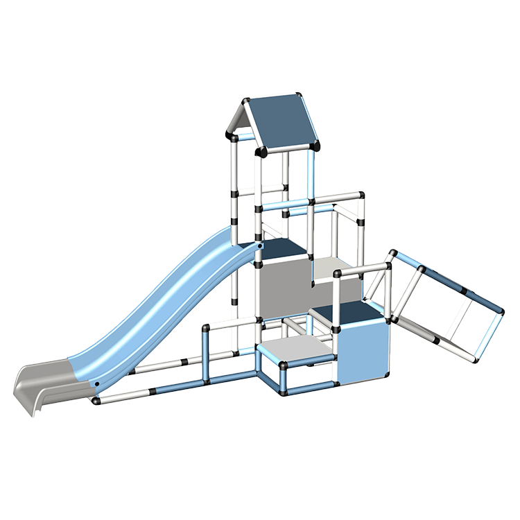 Adventure + Climbing Pyramid  + Modular Slide 家居色