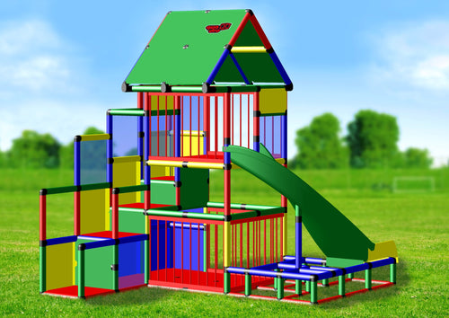 Baby Playcenter with Curved Slide