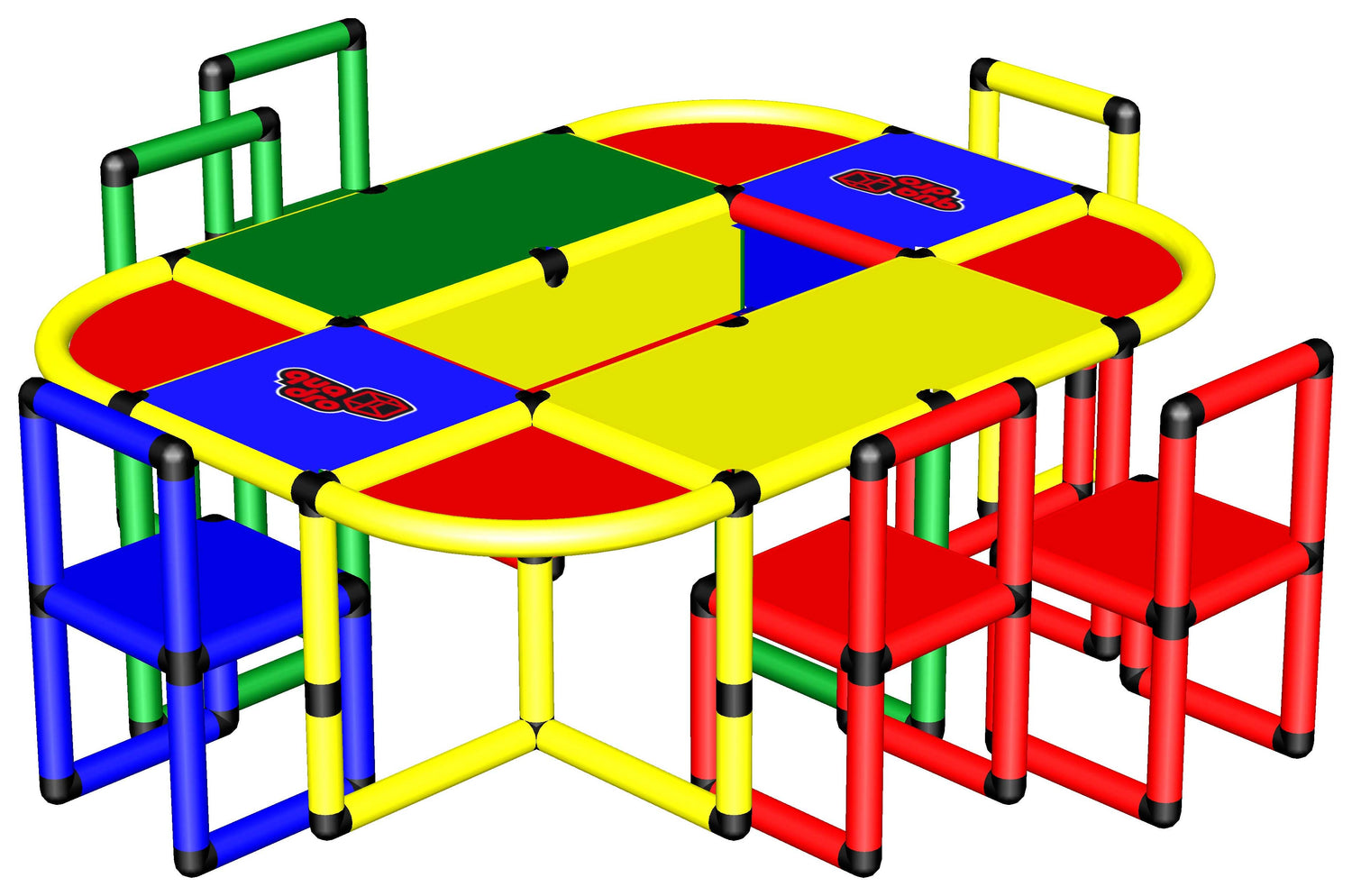 Play Table with 6 Chairs