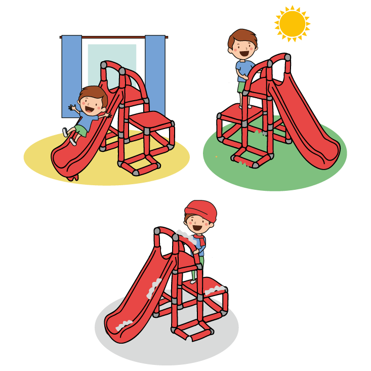 Indoors & Outdoors, Year-Round, in Summer and Winter